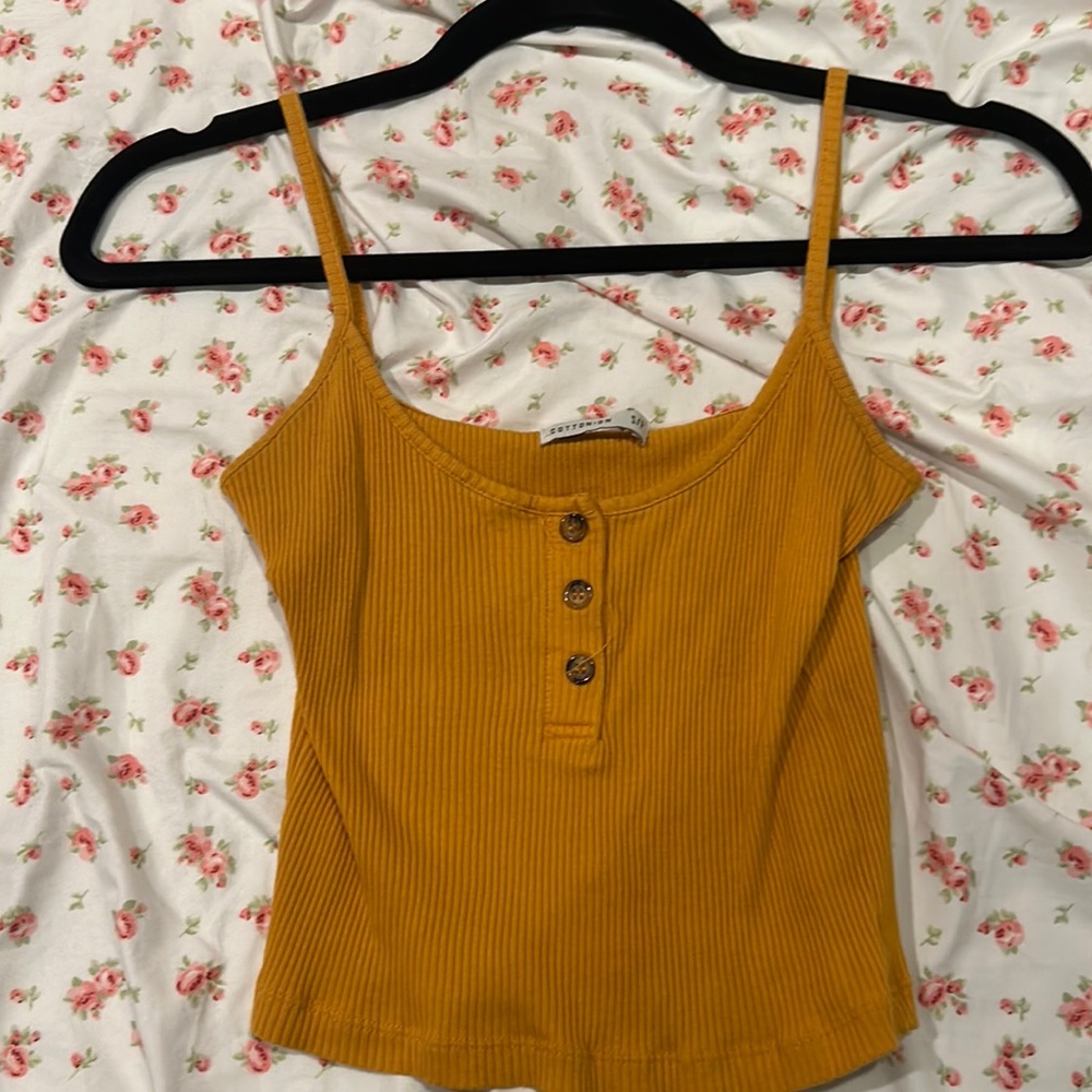 Yellow tank top